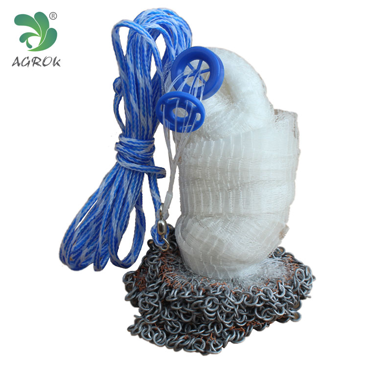 8FT LEAD CHAIN BOTTOM POCKET CAST NET